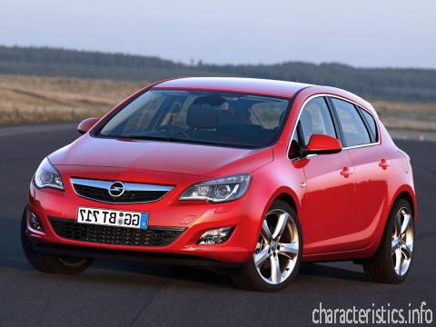 OPEL Generacja
 Astra J 1.7 DTR (110 Hp) Charakterystyka techniczna
