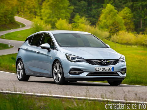 OPEL 世代
 Astra K Restyling 1.5d (122hp) 技術仕様
