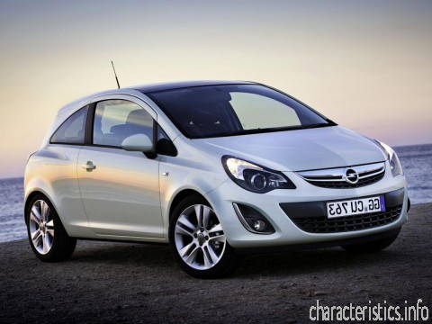 OPEL 世代
 Corsa D Facelift 3 door 1.4 XER (100 Hp) 技術仕様
