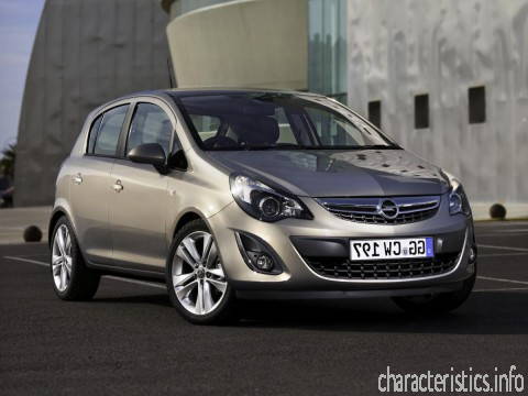 OPEL Поколение
 Corsa D Facelift 5 door 1.0 XEP (64 Hp) Технические характеристики
