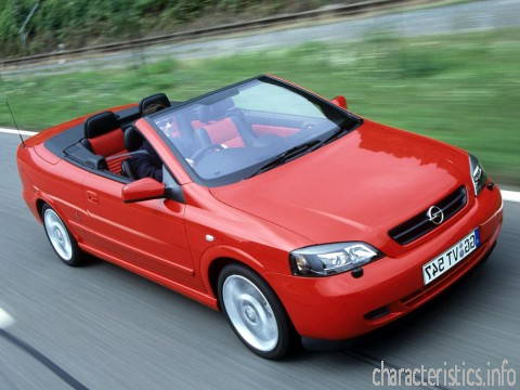 OPEL Покоління
 Astra G Cabrio 2.0 i 16V Turbo (200 Hp) Технічні характеристики
