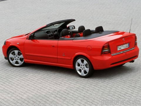 OPEL Покоління
 Astra G Cabrio 1.8 16V (125 Hp) Технічні характеристики
