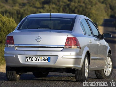 OPEL Generation
 Astra H Sedan 2.0 Turbo (200 Hp) Technical сharacteristics
