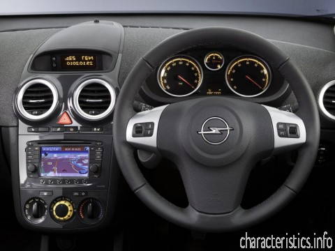 OPEL Generation
 Corsa D Facelift 3 door 1.2 XER (85 Hp) Technical сharacteristics
