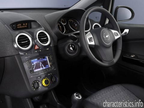 OPEL Generacja
 Corsa D Facelift 5 door 1.7 DTS (130 Hp) Charakterystyka techniczna
